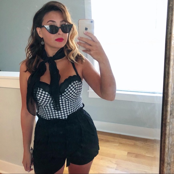 Medium Betsey Johnson Swimsuit. - Picture 3 of 3